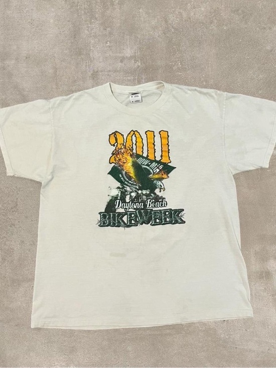 Fruit of the Loom Other - 2011 Daytona Beach Bike Week Graphic Tee XL Vintage Style